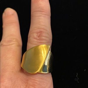 Premier Designs gold ring. NWOT size 10